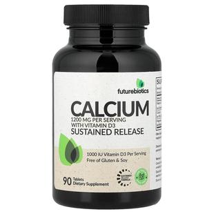 Futurebiotics,Calcium With Vitamin D3, Sustained Release, 90