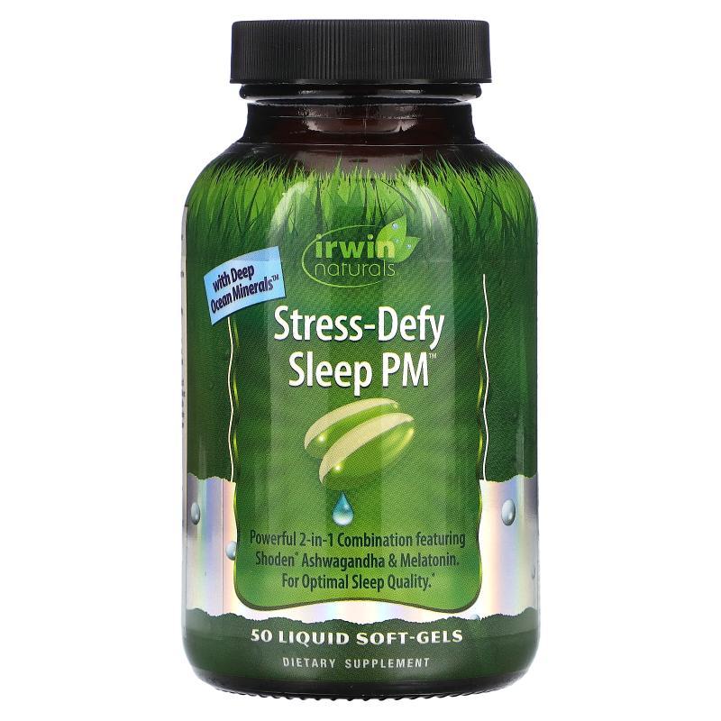 爱乐能,Stress-Defy Sleep PM，50 粒液体软凝胶