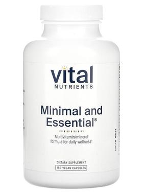 Vital Nutrients,Minimal and Essential