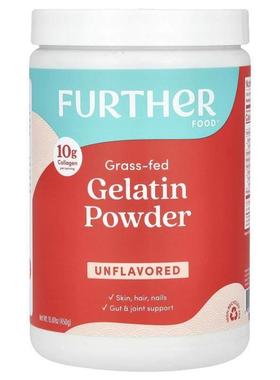 Further Food,优质明胶粉，原味，16 盎司（450 克）