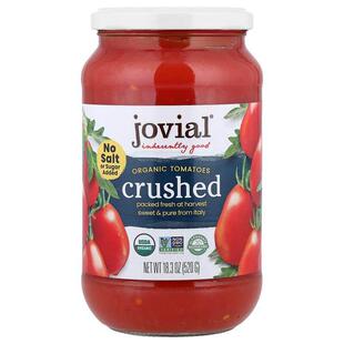 Jovial,Organic Crushed Tomatoes, 18.3 oz (520 g)