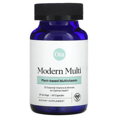 Ora,Modern Multi, Plant-Based Multivitamin, 60 Capsules