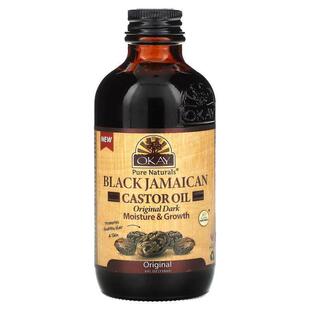 Okay Pure Naturals,Black Jamaican Castor Oil, Original Dark,