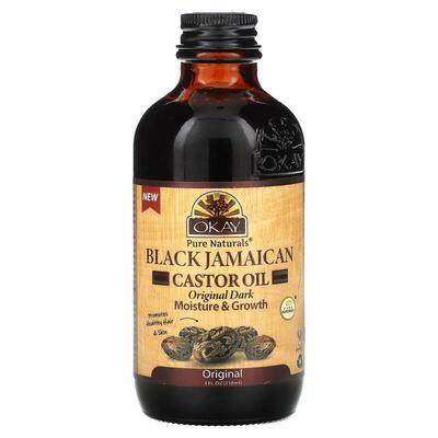 Okay Pure Naturals,Black Jamaican Castor Oil, Original Dark,