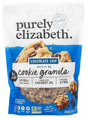Purely Elizabeth,Cookie Granola, Chocolate Chip, 11 oz (312