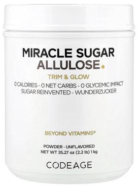 Codeage,Miracle Sugar Allulose Powder, Unflavored, 35.27 oz