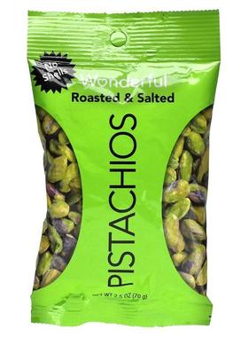 Wonderful Pistachios,盐焗，No Shells，2.5 盎司（70 克）