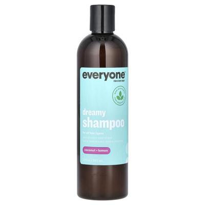 Everyone,Dreamy Shampoo, For All Hair Types, Coconut + Lemon