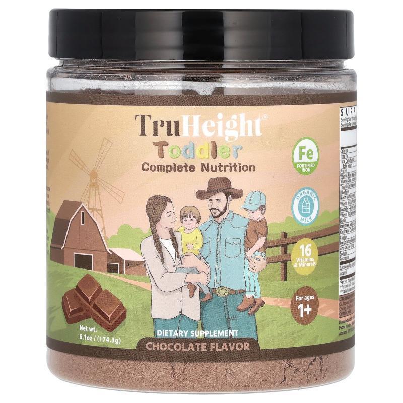 TruHeight,Toddler Complete Nutrition, Ages 1+, Chocolate, 6.