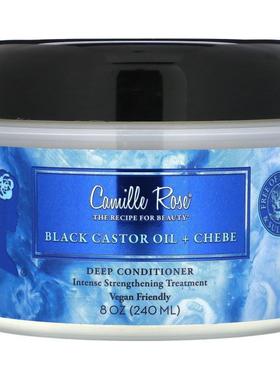 Camille Rose,Black Castor Oil + Chebe, Deep Conditioner, 8 o