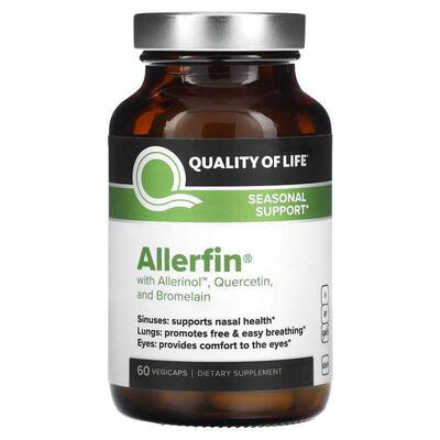 Quality of Life Labs,Allerfin，60 粒素食胶囊