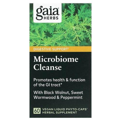 Gaia Herbs,微生物清洁，全素液体 Phyto-Caps 胶囊