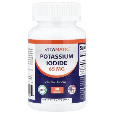 Vitamatic,Potassium Iodide, 60 Tablets (32.5 mg per Tablet)