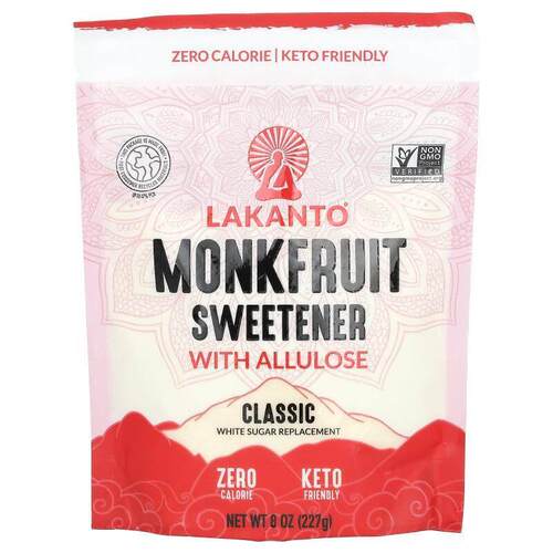 Lakanto,Monkfruit Sweetener with Allulose, Golden , 1 lb (45
