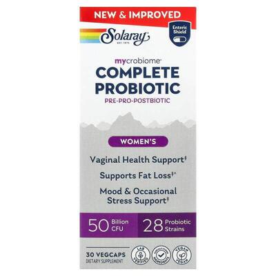 Solaray,Mycrobiome® Complete Probiotic, Women's, 30 VegCaps