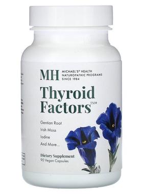 Michael's Naturopathic,Thyroid Factors, 90 Vegan Capsules