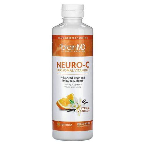 BrainMD,Neuro-C, Citrus Vanilla, 16 fl oz (473 ml)