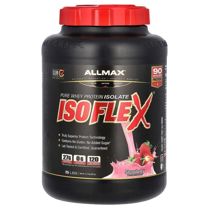 ALLMAX天然分离乳清蛋白粉纯乳清蛋白质粉增肌粉瘦人运动