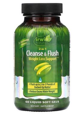 爱乐能,2-In-1 Cleanse &amp;amp; Flush Weight Loss Suppor