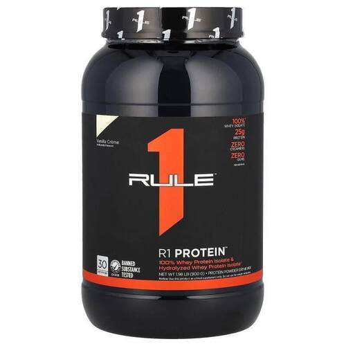 Rule One Proteins,R1 Protein Powder Drink Mix, Vanilla Creme
