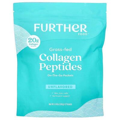 Further Food,Grass-Fed Collagen Peptides, Unflavored, 12 Pac
