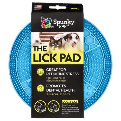 Spunky Pup,The Lick Pad, Dog & Cat, Round, 1 Count