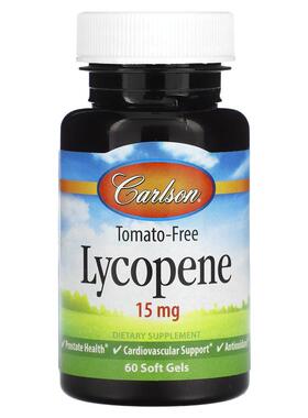 Carlson,Tomato-Free Lycopene, 15 mg, 60 Soft Gels