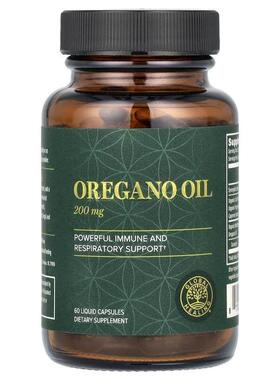 Global Healing,Oregano Oil, 200 mg, 60 Liquid Capsules (100