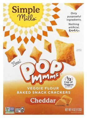 Simple Mills素食面粉烤零食饼干切达干酪113g