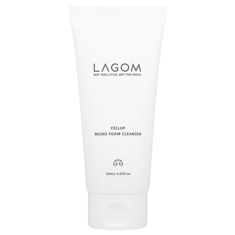 LAGOM,Cellup 微泡沫洁面乳，4.05 液量盎司（120 毫升）