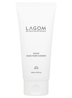 LAGOM,Cellup 微泡沫洁面乳，4.05 液量盎司（120 毫升）