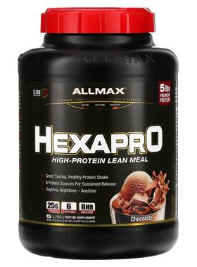 ALLMAX,Hexapro，优质 6 种蛋白质混合配方，法国香草味，5 磅（2