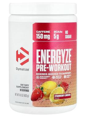 Dymatize,Energyze™ Pre-Workout, Strawberry Lemonade, 14.1 oz