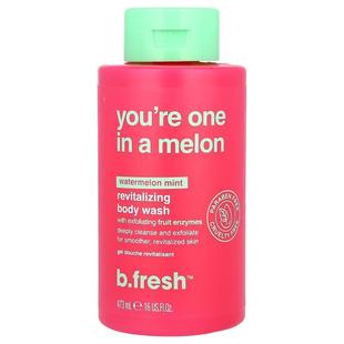 b.fresh,You're One in a Melon, Revitalizing Body Wash, Water