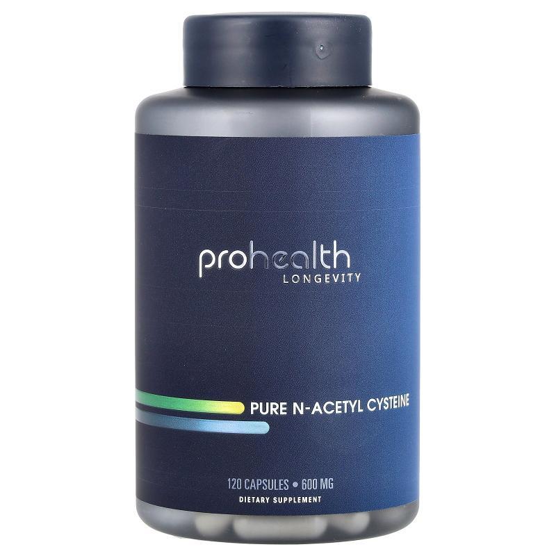 ProHealth Longevity,Pure N-Acetyl Cysteine, 600 mg, 120 Caps