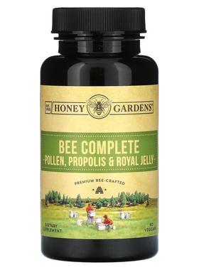 Honey Gardens,Bee Complete, Pollen, Propolis &amp; Royal