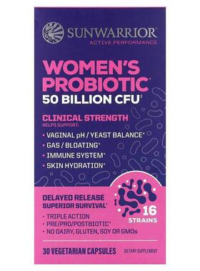 太阳勇士,Women's Probiotic, 30 Vegetarian Capsules