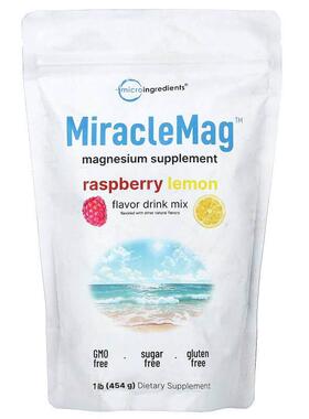 Micro Ingredients,MiracleMag™ Magnesium Supplement, Raspberr