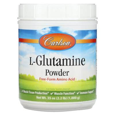 Carlson,L-Glutamine Powder , 3.53 oz (100 g)