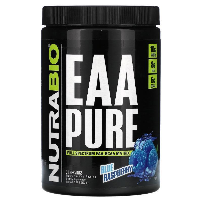 Nutrabio Labs,EAA Pure，树莓柠檬水，0.93 磅（421 克）