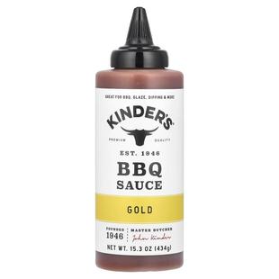 KINDER'S,BBQ Sauce, Roasted Garlic, 15.5 oz (439 g)