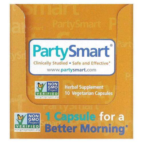 Himalaya,PartySmart，10 包，每包 1 粒素食胶囊