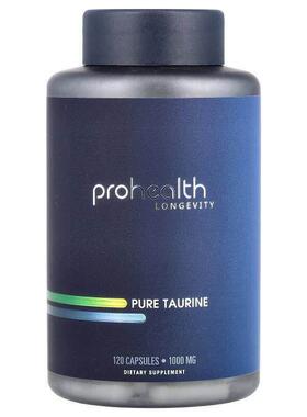 ProHealth Longevity,Pure Taurine, 1,000 mg, 120 Capsules