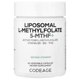 Codeage,Liposomal L-Methylfolate 5-MTHF+, 60 Vegetable Capsu