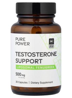 Mercola博士,Testosterone Support, 500 mg, 30 Capsules