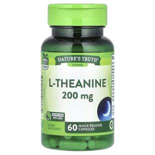 Capsule Truth Release Quick 200 Theanine Nature