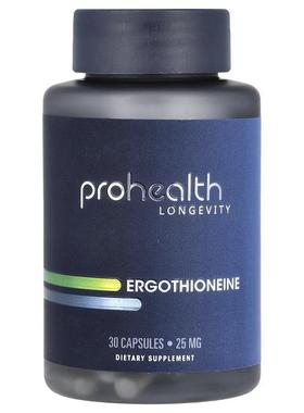 ProHealth Longevity,Ergothioneine, 25 mg, 30 Capsules