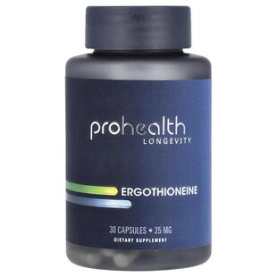 ProHealth Longevity,Ergothioneine, 25 mg, 30 Capsules