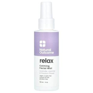 Natural Outcome,Relax, Calming Facial Mist, 4 oz (120 ml)