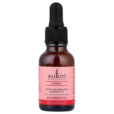 Sukin,Certified Organic Rosehip Oil, Dry &amp;amp;amp; D